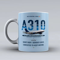 Thumbnail for A310-200P2F Mug design on light blue airbus