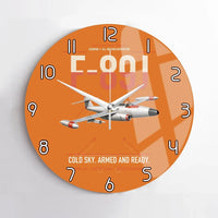 Thumbnail for F-89J Scorpion design on orange no frame wall clock