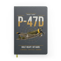 Thumbnail for P-47D Thunderbolt Razorback design on gray notebook