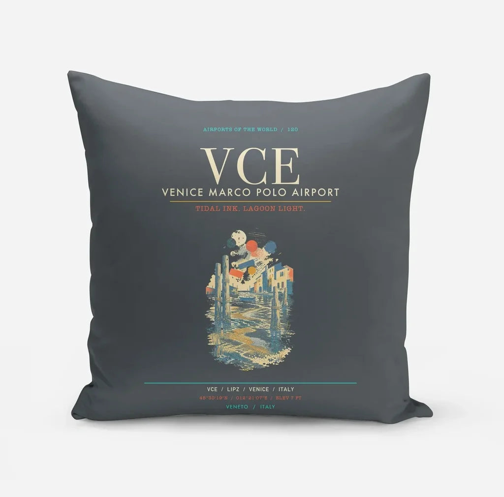 Venice Marco Polo Airport VCE - Lagoon Printmaker's Tide - Gray