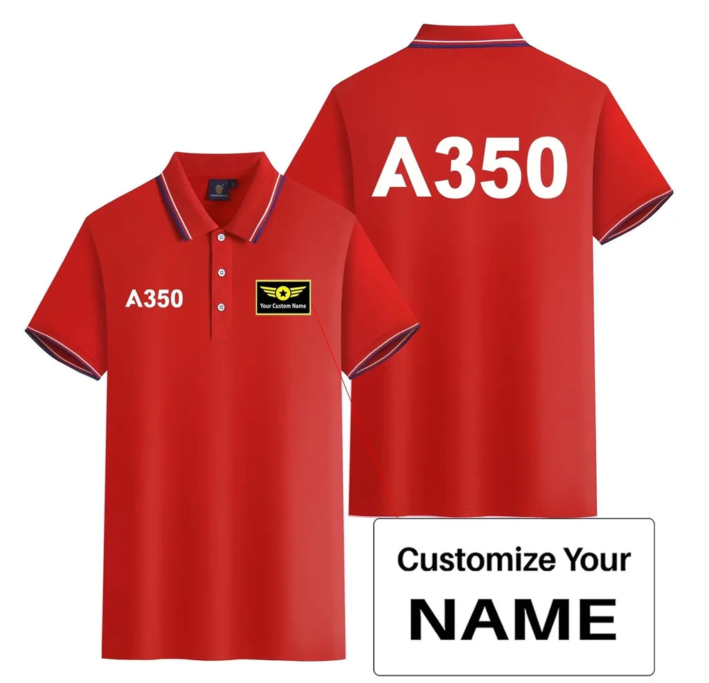 Customisable Airbus A350 Polo Shirt - view 11