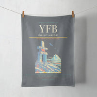 Thumbnail for Iqaluit Airport (YFB) design on gray towel