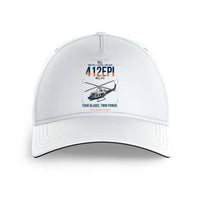Thumbnail for Bell 412EPI design on white printed hat