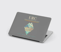 Thumbnail for Urumqi Diwopu International Airport (URC) design on gray MacBook case