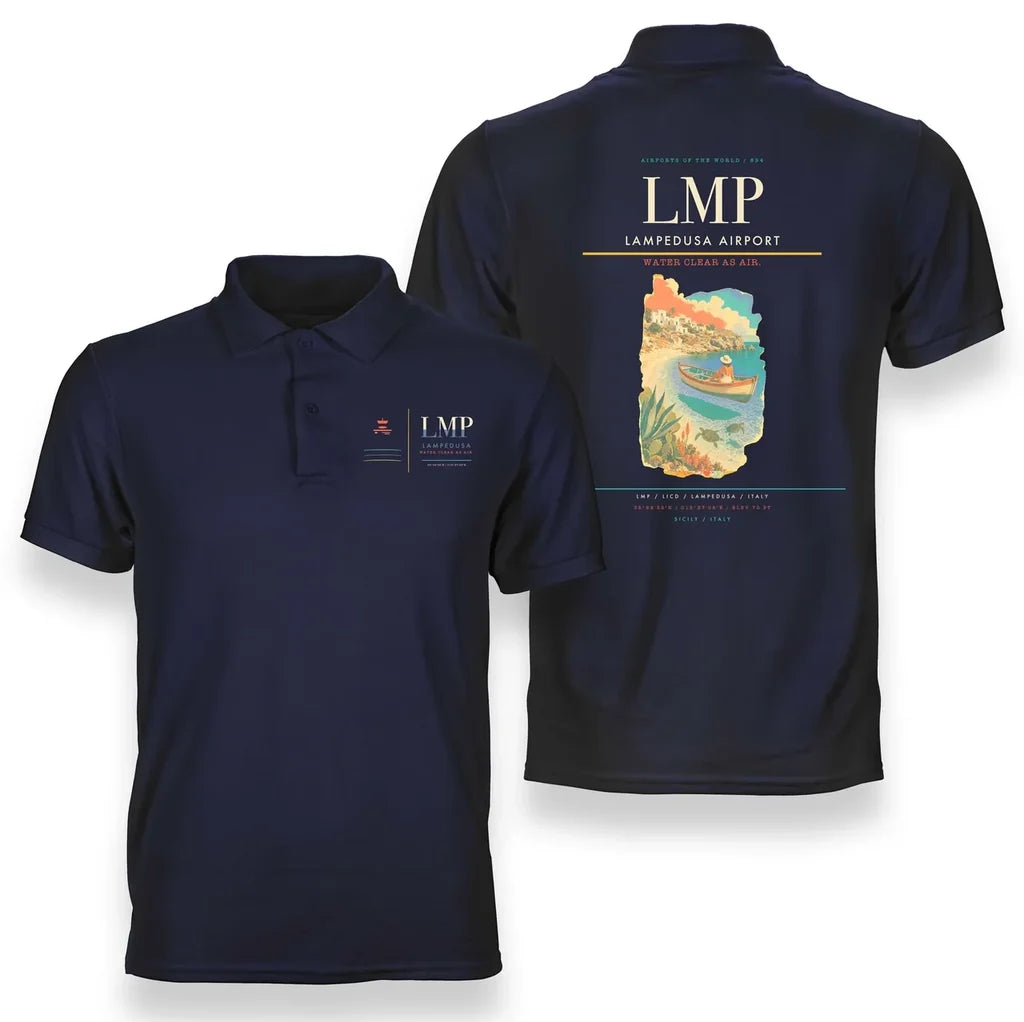 Lampedusa Airport LMP Navy Blue