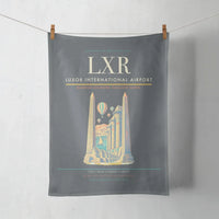 Thumbnail for Luxor International Airport (LXR) design on gray towel