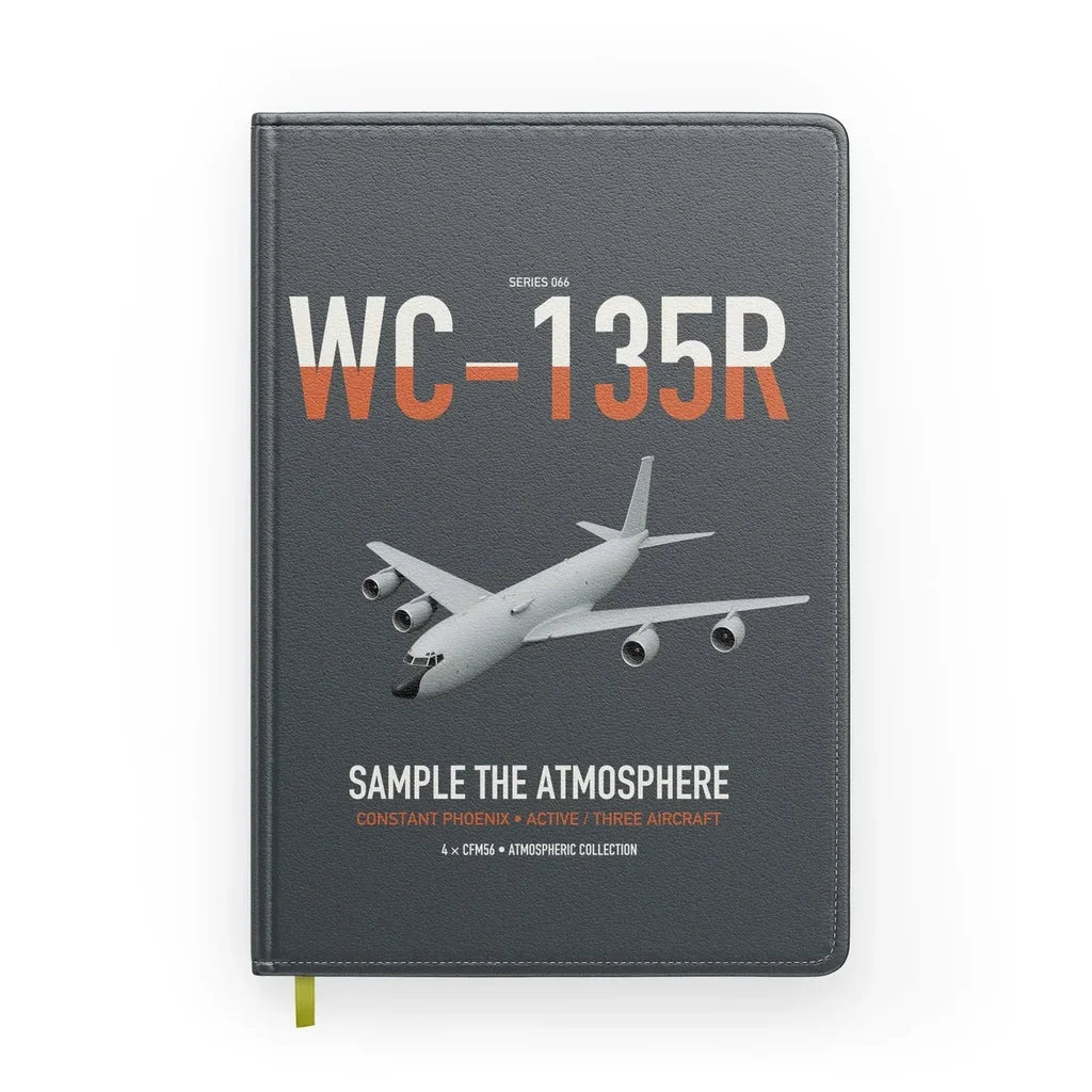 WC-135R Constant Phoenix design on gray notebook