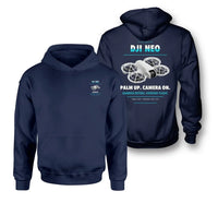 Thumbnail for DJI Neo design on navy blue hoodie