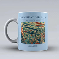 Thumbnail for VINTAGE G4003 - The Great Air Race - Ceramic Mug design on lightblue