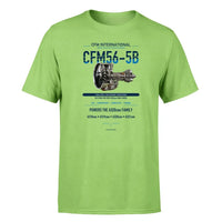 Thumbnail for CFM56-5B design on light green single side