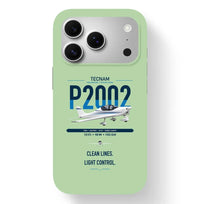 Thumbnail for Tecnam P2002 Sierra MkII design on light green magsafe iphone case, for iPhone 17 Pro