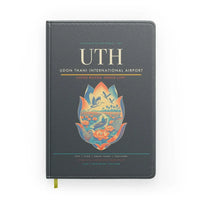 Thumbnail for Udon Thani International Airport (UTH) design on gray notebook