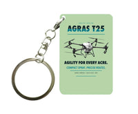 Thumbnail for DJI Agras T25 Key Chain design on light green key chain