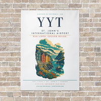 Thumbnail for St. John's International Airport YYT vertical canvas print - no frame - white background