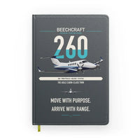 Thumbnail for Beechcraft King Air 260 design on gray notebook