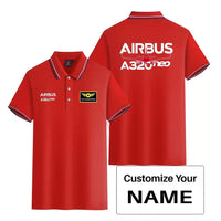 Thumbnail for Customisable Airbus A320 Polo Shirt - view 11