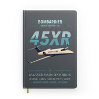 Thumbnail for Bombardier Learjet 45XR design on gray notebook