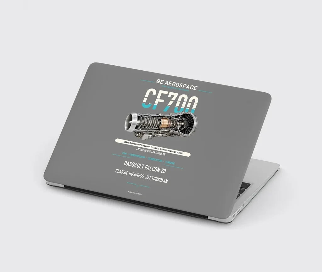 CF700 design on gray MacBook case
