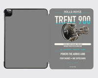 Thumbnail for TRENT 900 design on gray ipad tablet case