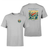 Thumbnail for VINTAGE G4355 - The Snow Drift Dig-Out - Double-Side T-Shirt design on lightgray double side t shirt
