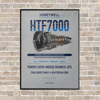 Thumbnail for HTF7000 vertical canvas print - framed - light gray background