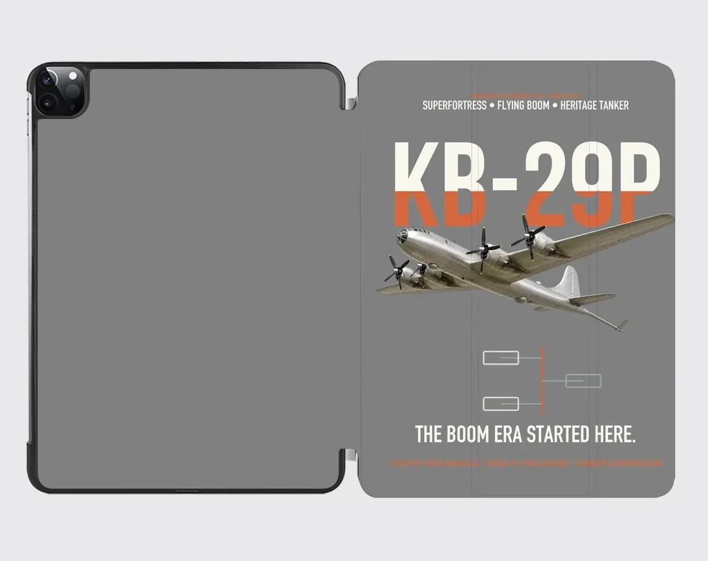 KB-29P SUPERFORTRESS design on gray ipad tablet case