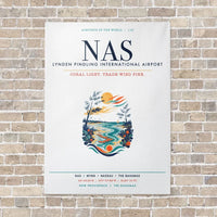 Thumbnail for Lynden Pindling International Airport Nassau NAS vertical canvas print - no frame - white background