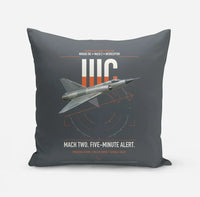 Thumbnail for Dassault Mirage IIIC design on gray pillow