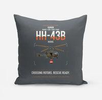 Thumbnail for Kaman HH-43B Huskie design on gray pillow