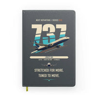 Thumbnail for Boeing 737 MAX 10 design on gray notebook