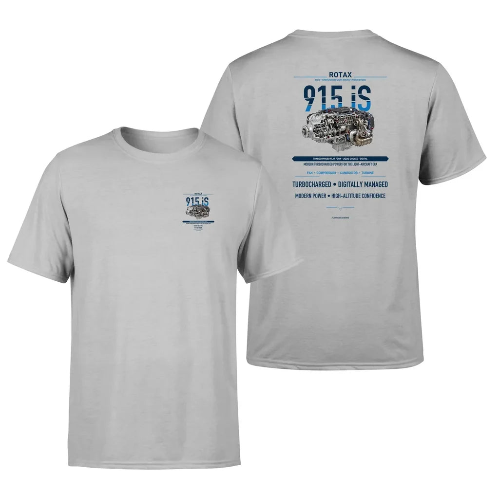 915 iS design on light gray t shirt