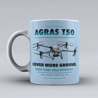 Thumbnail for Agras T50 Mug design on light blue dji