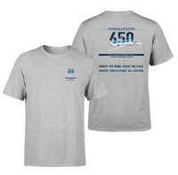 Thumbnail for Cessna Citation 650 - Citation III design on light gray double-side t-shirt, double-side print