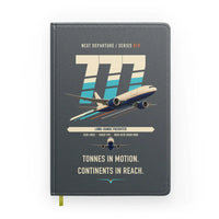 Thumbnail for Boeing 777F design on gray notebook