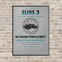 Thumbnail for Flyability Elios 3 vertical canvas print - framed - light gray background