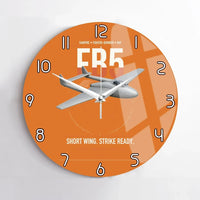 Thumbnail for de Havilland Vampire FB5 design on orange no frame wall clock