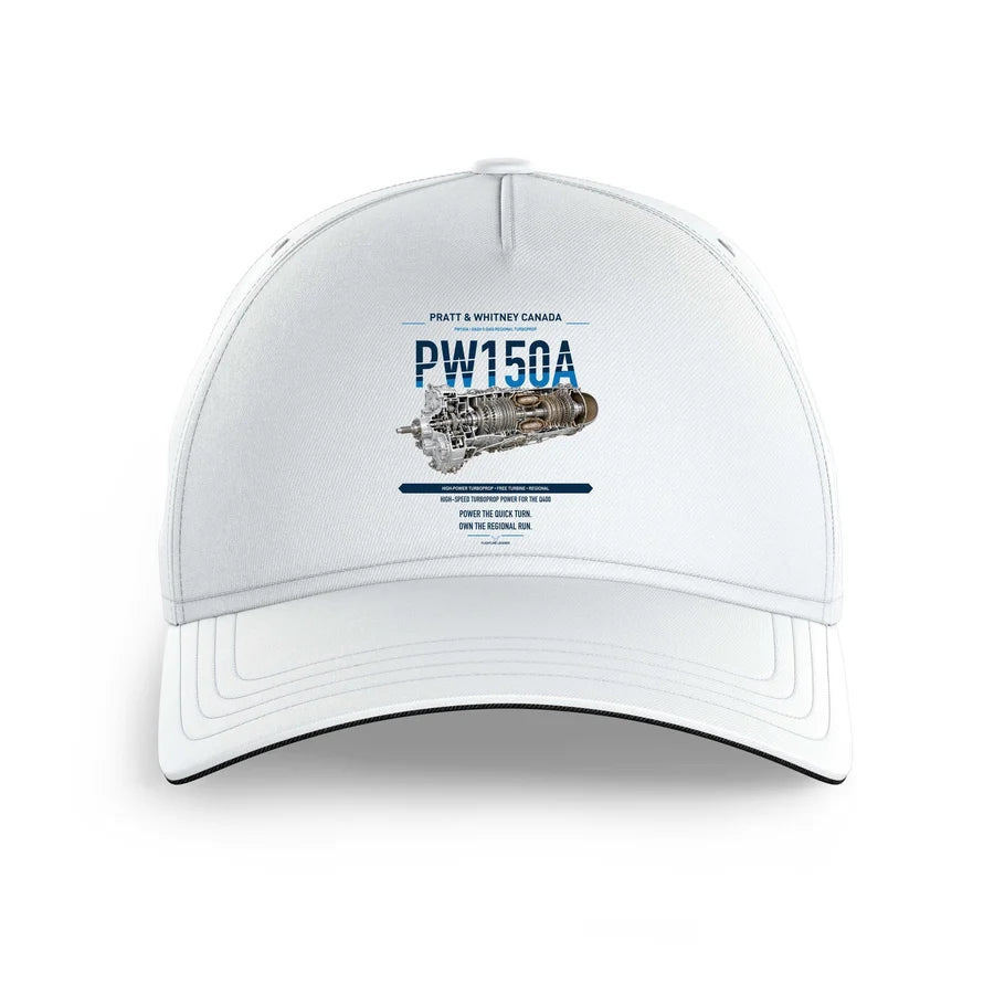 PW150A design on white printed hat
