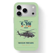 Thumbnail for Sikorsky S-70i FIREHAWK design on light green magsafe iphone case, for iPhone 17 Pro