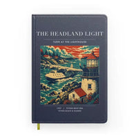 Thumbnail for VINTAGE G4078 - The Headland Light - Designed Notebooks design on navyblue
