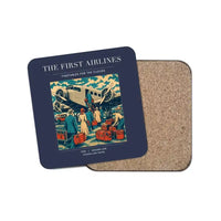 Thumbnail for The First Airlines - Designed Coasters design on navy blue 1-piece
