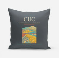 Thumbnail for Camilo Daza International Airport (CUC) design on gray pillow