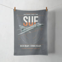 Thumbnail for Dassault Super Étendard design on gray towel