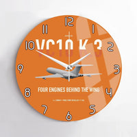 Thumbnail for Vickers VC10 K.3 design on orange no frame wall clock