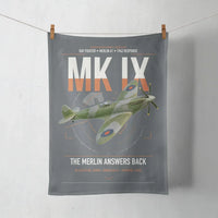 Thumbnail for Supermarine Spitfire Mk IX design on gray towel