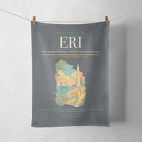 Thumbnail for Erie International Airport (Tom Ridge Field) (ERI) design on gray towel