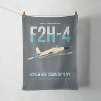 Thumbnail for F2H-4 Banshee design on gray towel