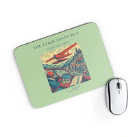 Thumbnail for VINTAGE G4415 - The Gold Assay Run - Designed Mouse Pads design on lightgreen rectangle