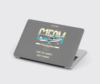 Thumbnail for Cessna 150M design on gray MacBook case