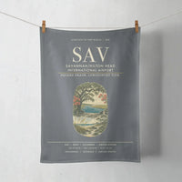 Thumbnail for Savannah-Hilton Head International Airport (SAV) design on gray towel