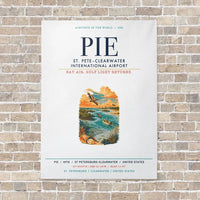 Thumbnail for St. Pete–Clearwater International Airport PIE vertical canvas print - no frame - white background
